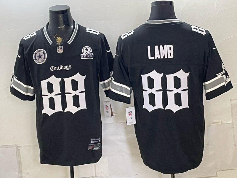 Men 2026 Dallas Cowboys #88 Lamb black Nike NFL Jersey 0815002